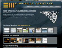 Tablet Screenshot of emphasiscreative.com